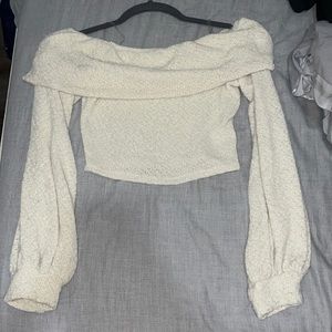 Off the shoulder sweater
